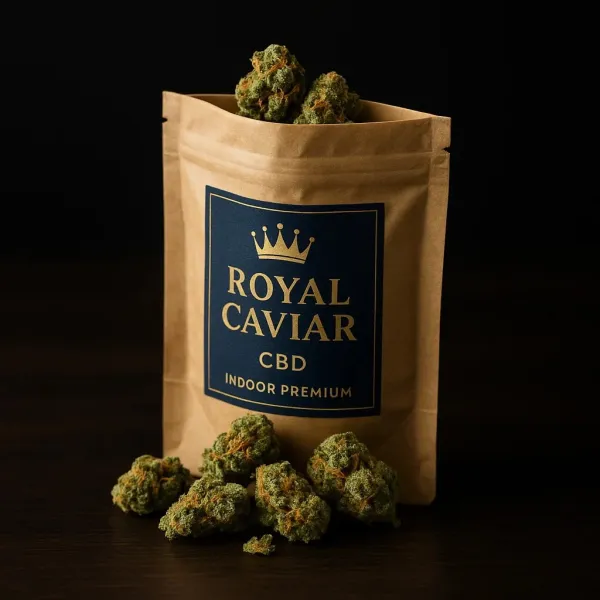 Royal Caviar CBD Indoor Premium – Small Buds 10g | Elegância e Qualidade em Cada Grama