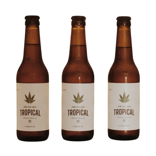 Cerveja de cânhamo artesanal