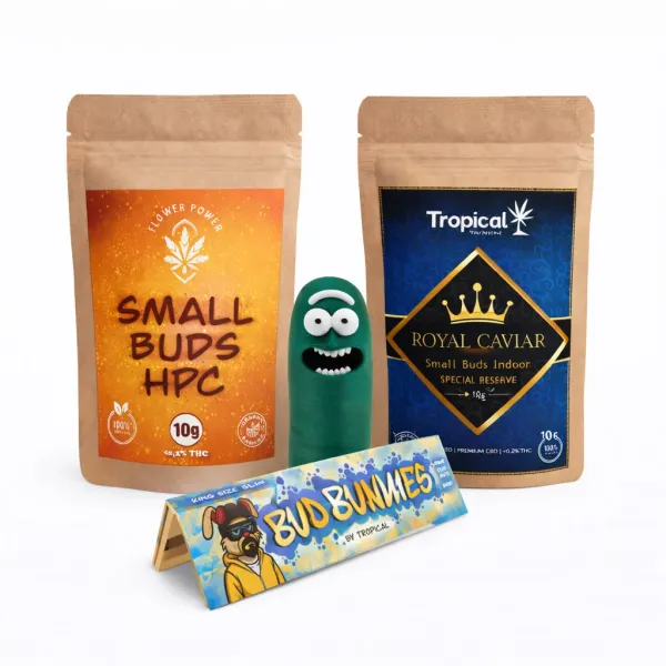 Kit flores 10g x2 + mortalhas + capa de clipper- Tropical Bud