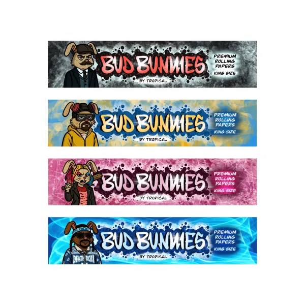 Kit mortalhas + filtros Bud Bunnies By Tropical Bud