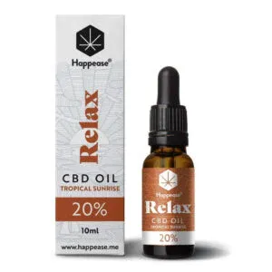 Óleo de CBD RELAX 20% – Happease Tropical Sunrise (10ml)