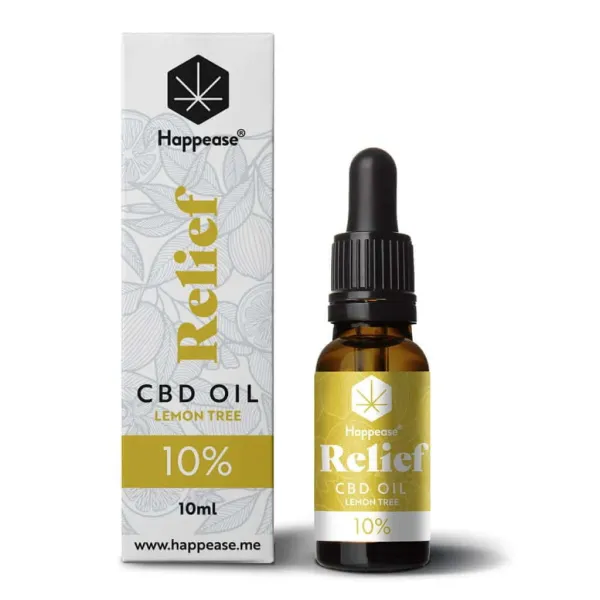 Óleo de CBD RELIEF 10% – Happease Lemon Tree (10ml)