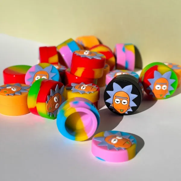 Pote de Silicone Hash - Rick and Morty