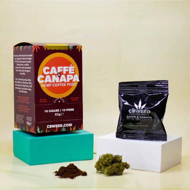 Café com Farinha de Cânhamo - Saquetas CBWeed