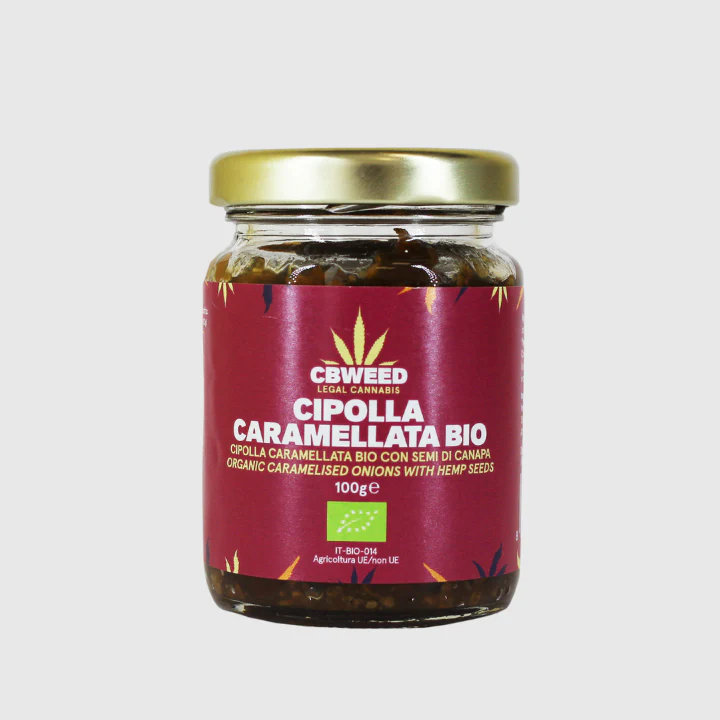 Cebola Caramelizada com Sementes de Cânhamo CBWeed