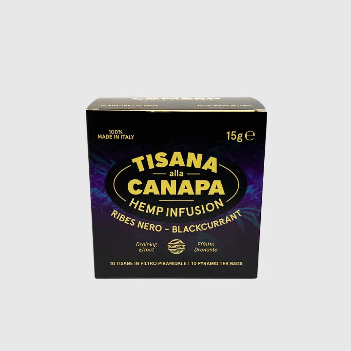 Chá de Cânhamo com Groselha-Preta CBWeed