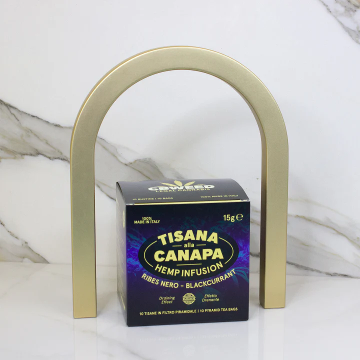 Chá de Cânhamo com Groselha-Preta CBWeed