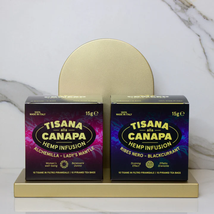 Chá de Cânhamo com Groselha-Preta CBWeed