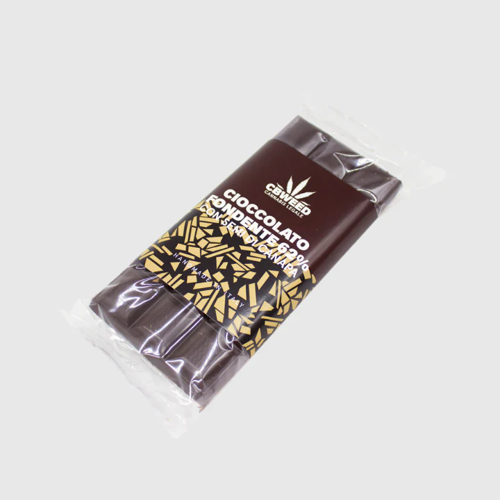 Chocolate Preto com Sementes de Cânhamo CBWeed