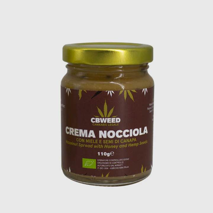Creme de Avelãs com Mel e Sementes de Cânhamo CBWeed