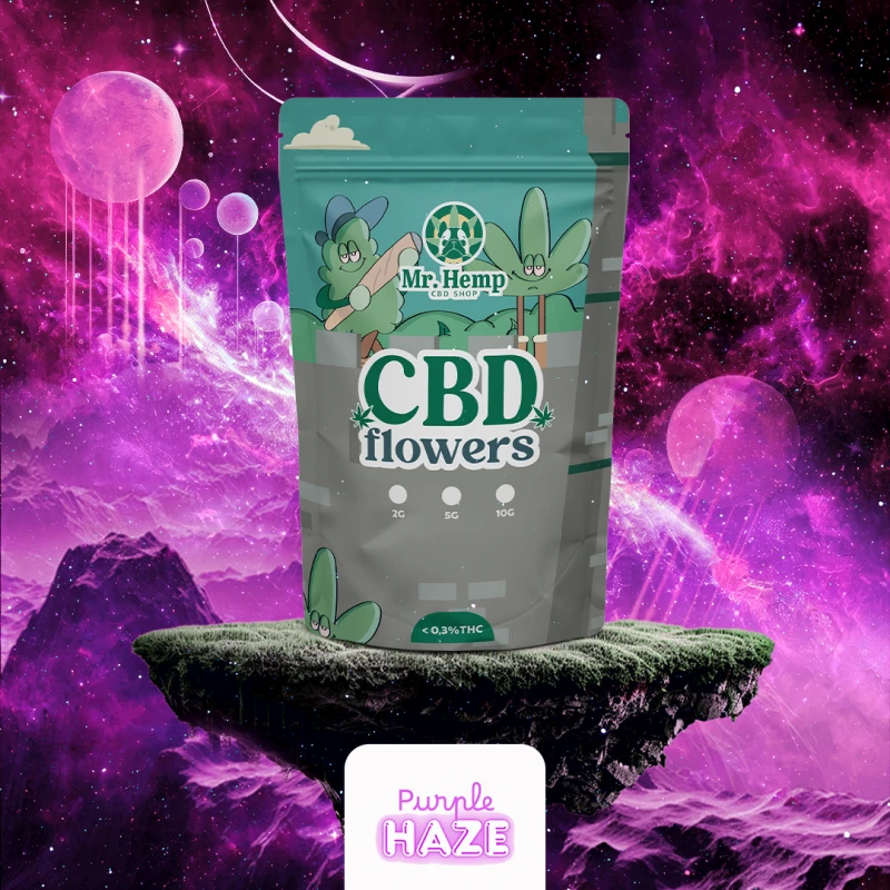 Flor de CBD - Purple Haze Mama Kana