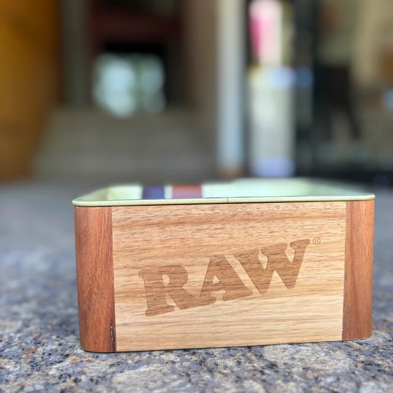 Caixa/Tabuleiro de Madeira Raw Mama Kana