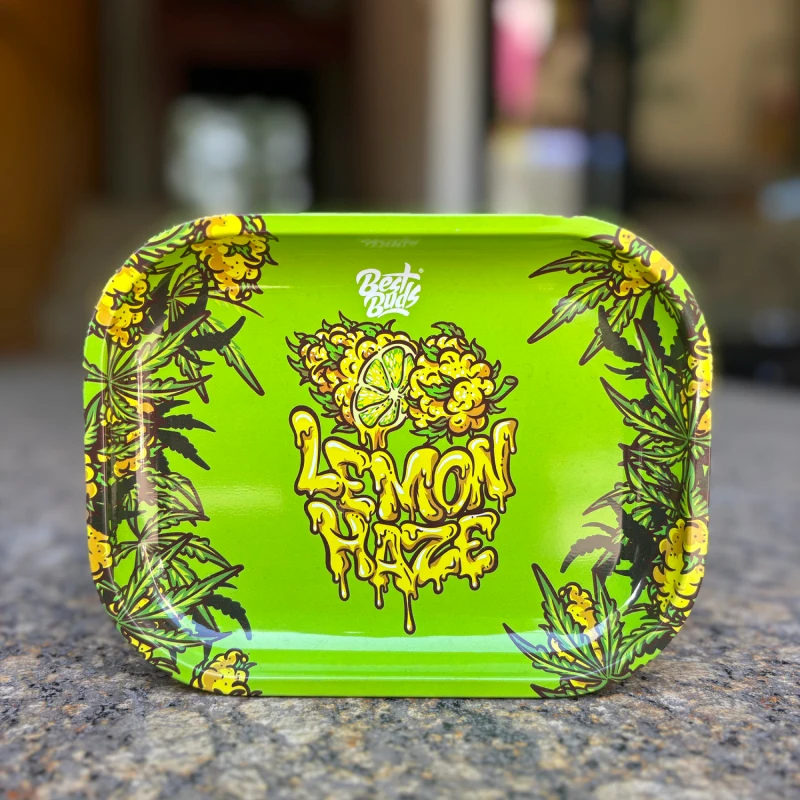 Caixa/Tabuleiro de Metal - Lemon Haze Mama Kana