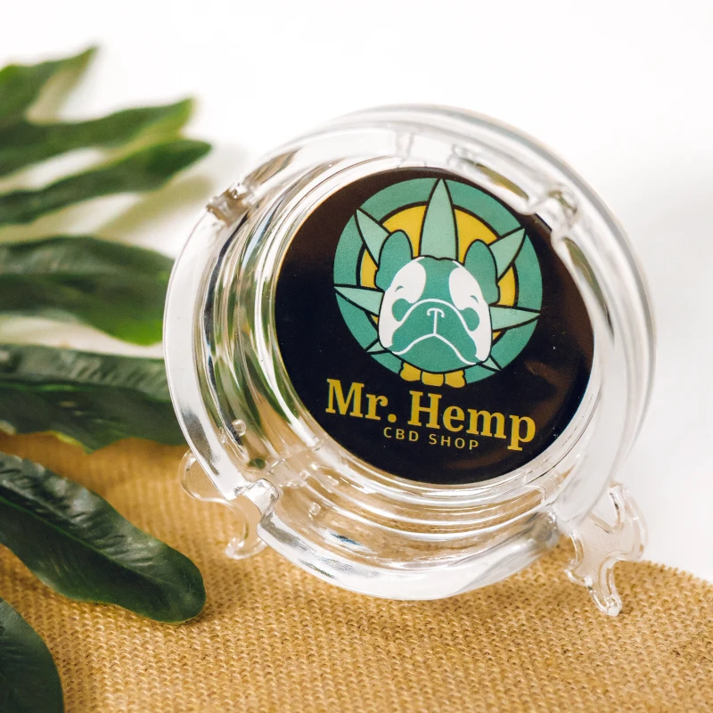 Cinzeiro de Vidro - Linha Mr. Hemp Mama Kana