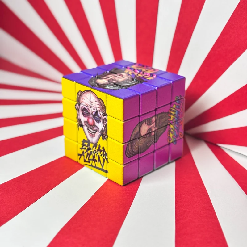 Grinder Cubo Mágico - Lion Rolling Circus Mama Kana