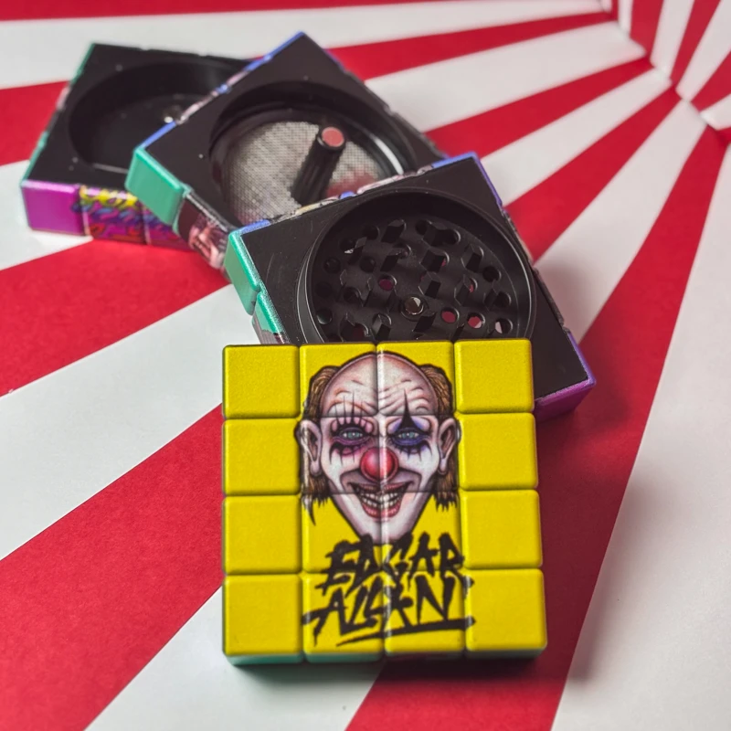 Grinder Cubo Mágico - Lion Rolling Circus Mama Kana