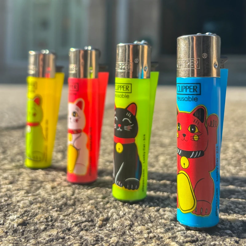 Isqueiro Clipper - Lucky Cat Mama Kana