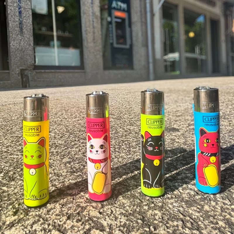 Isqueiro Clipper - Lucky Cat Mama Kana