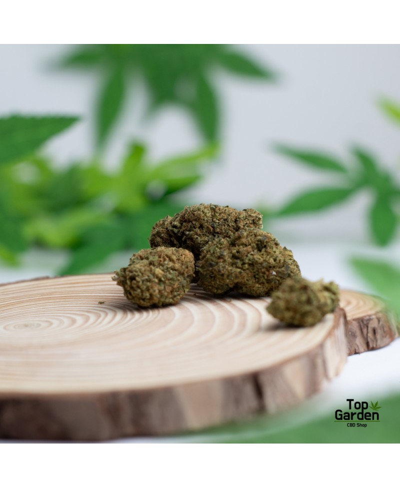 flor-de-cbd-pineapple-kush-de-pata-verde-flor-de-canhamo Top Garden