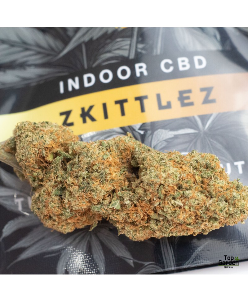flor-de-cbd-zkittlez-de-pata-verde-flor-de-canhamo Top Garden