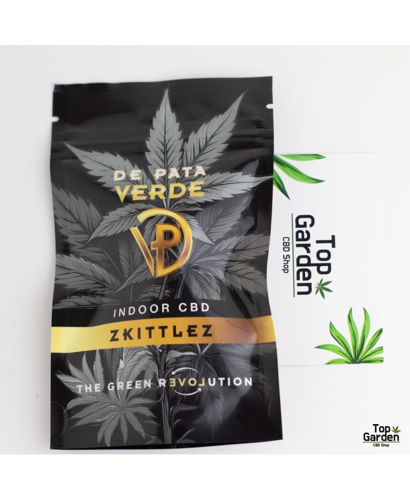 flor-de-cbd-zkittlez-de-pata-verde-flor-de-canhamo Top Garden