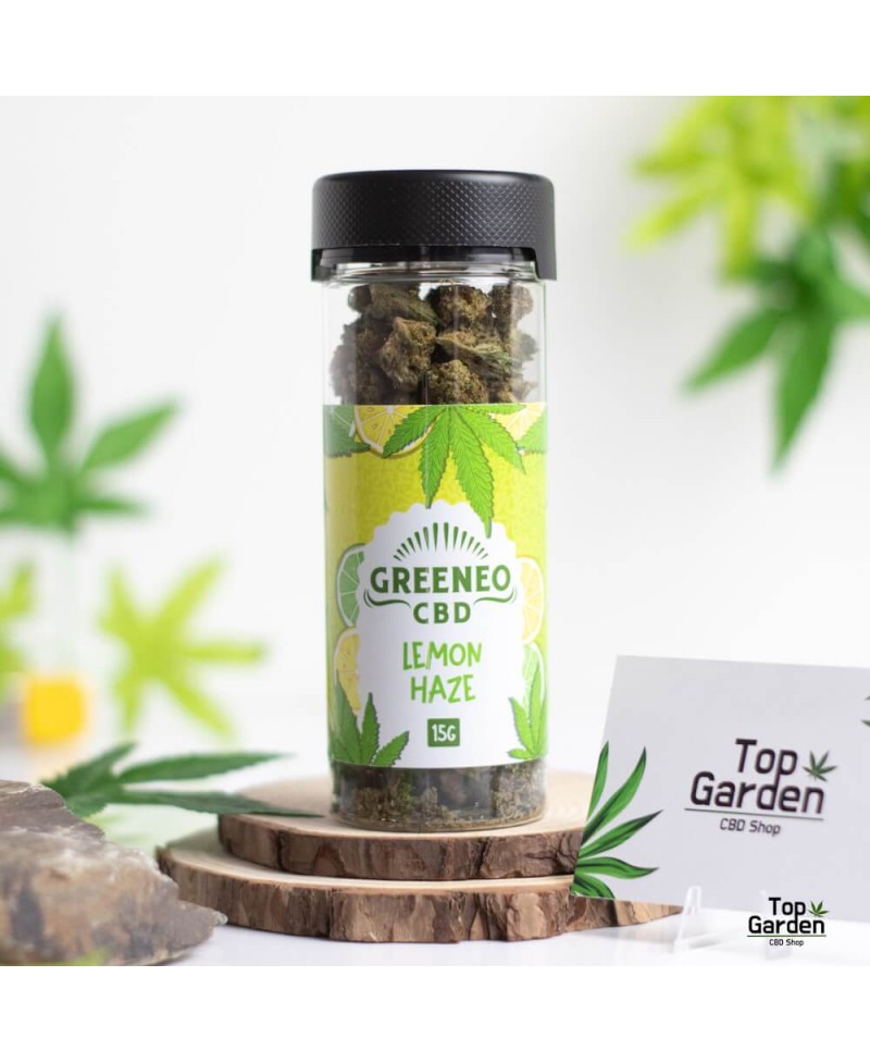 flor-cbd-small-buds-lemon-haze-15gr-greeneo-flor-de-canhamo Top Garden